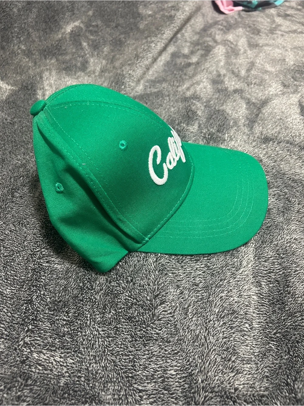 SHEIN Kids Green 'California' Baseball Cap